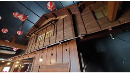 【貸店舗情報】18号線沿い お好み焼き店 居抜き 一部天井高 6m! 開放的な空間です